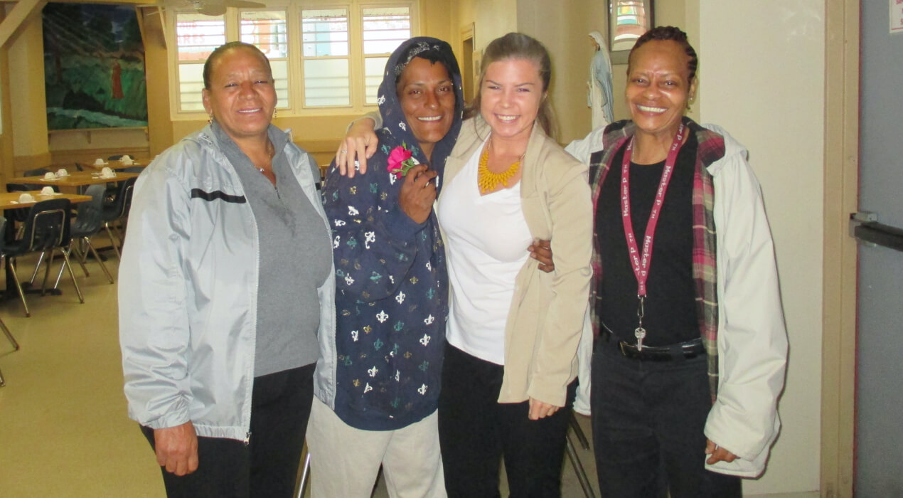 Four women from the Thea Bowman Women's Center