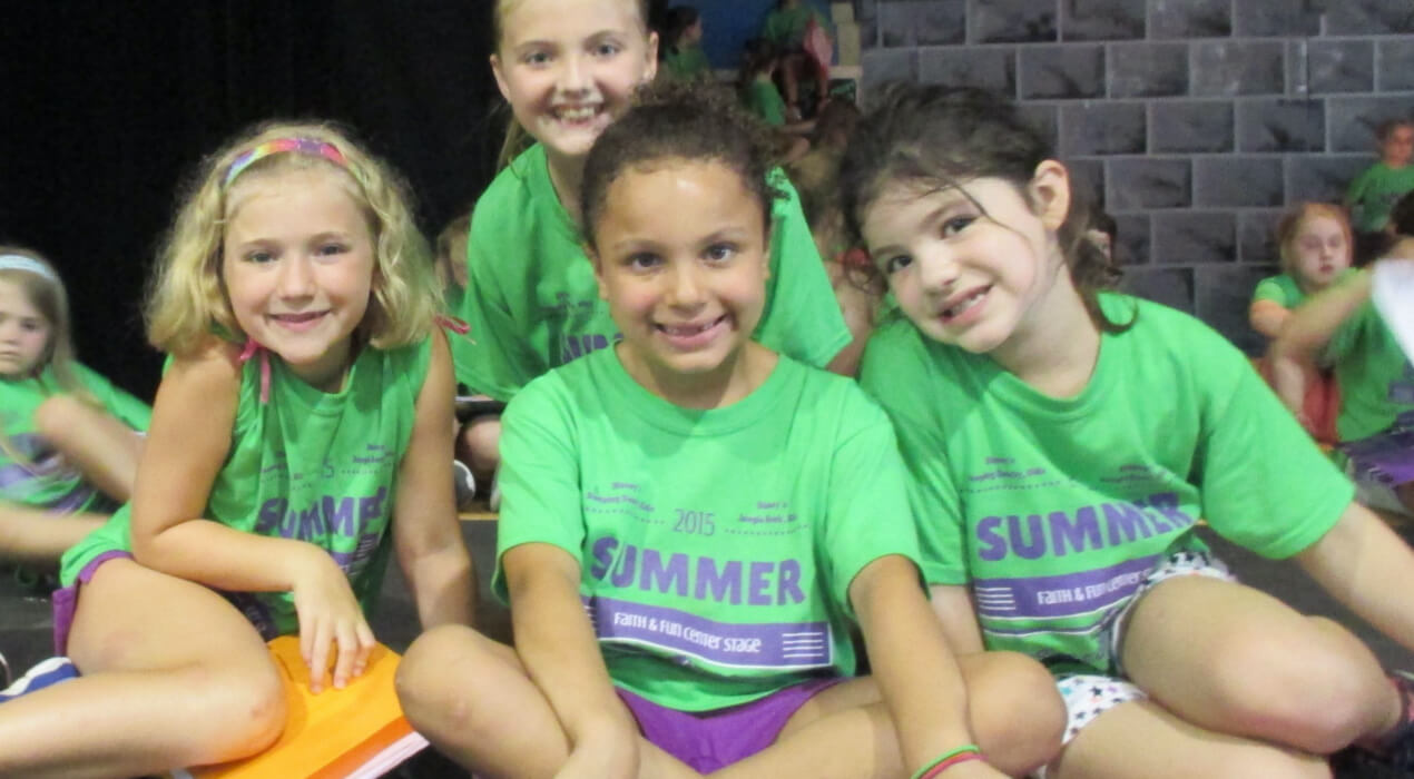 Four children from the Catholic Community Choir